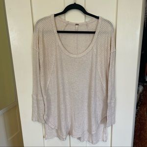Free People Cream Long Sleeve